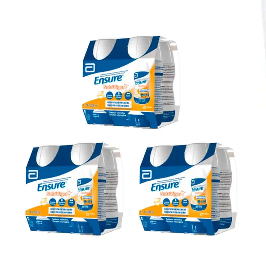 Ensure Nutrivigor Vanille-Milchshake, Packung 12x220 ml