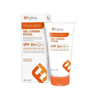 Farline Face Cream Gel, Dry Touch SPF50+, 50 ml