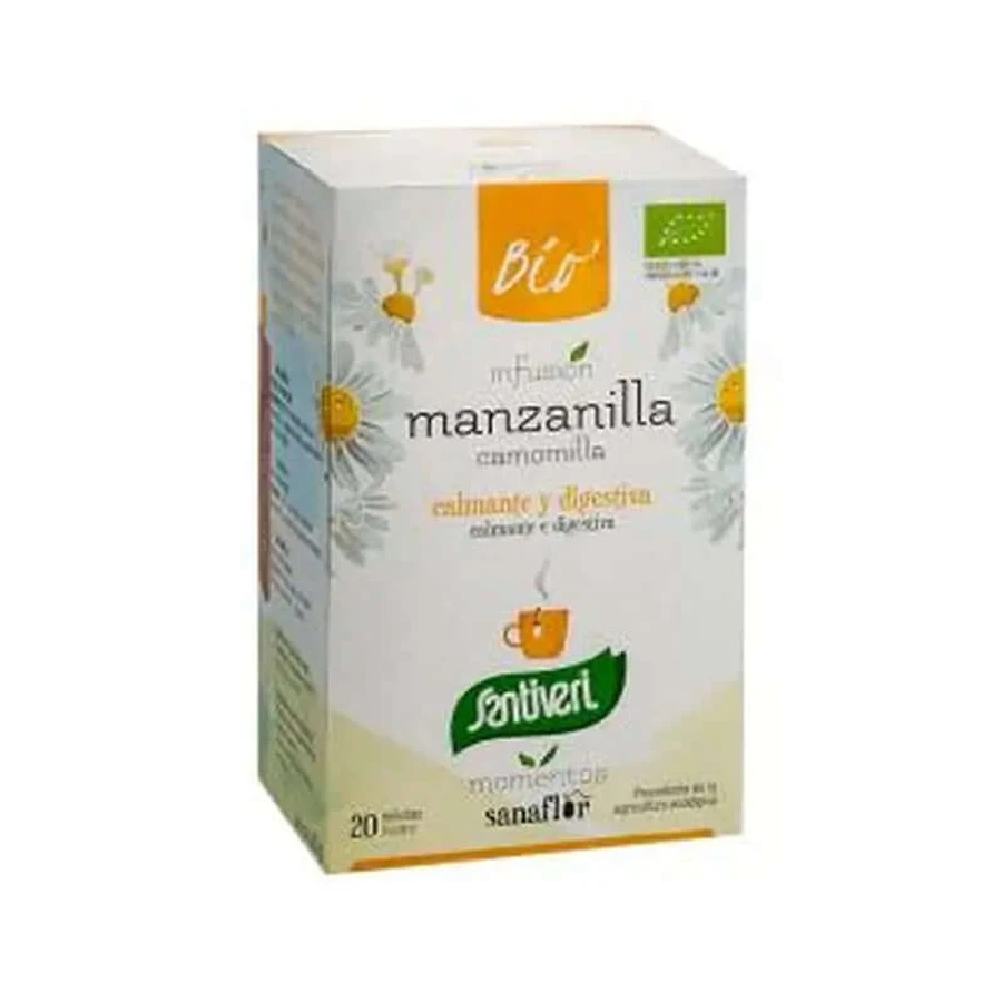 Santiveri Sanaflor Kamille-infusie 20Ud. Bio