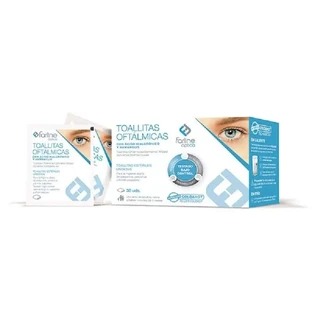 Farline Optical Hyaluronic Acid and Witch Hazel Eye Wipes , 30 units