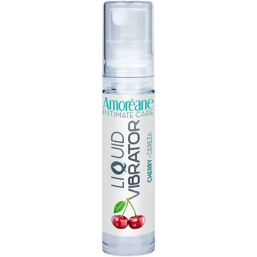 Amoreane Vibrating Liquid Vibrator Water Based Cherry 10 Ml