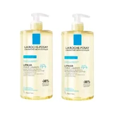 La Roche Posay Lipikar Lipikar Oil Wash Ap+ Body Cleanser Anti Irritation For Atopic Skin , Pack 2 x 1000 ml