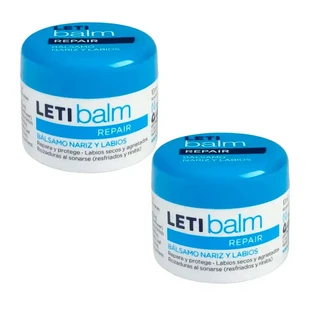 Letibalm Nose and Lip Repair Balm pack 2 x 10 ml