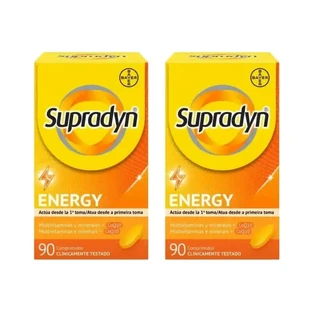 Supradyn Energy Vitaminen, mineralen en dagelijkse energie, 2X90 tabletten