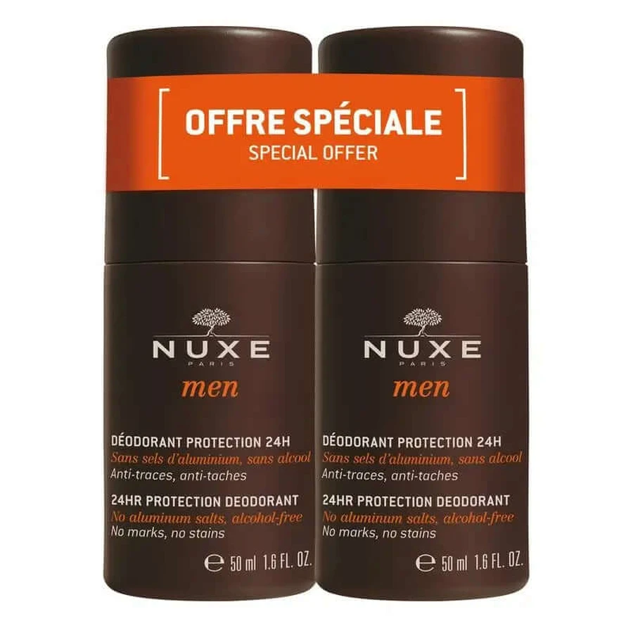 Nuxe Men Déodorant 24h Protection DUPLO 2x50ml