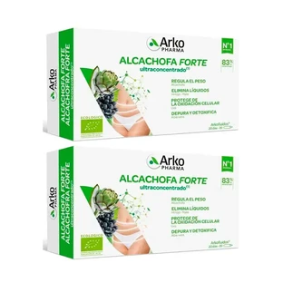 Arkopharma Arkofluido Arkofluido Artichoke Forte Ultraconcentrat + Aloe Vera, 2X20 flacons