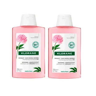 Klorane Kalmerende shampoo met pioenroos extract, 2X200 Ml