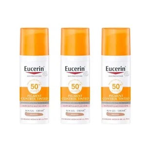 Eucerin ZonnePigment Controle Getinte Spf50+ middentint, 3X50Ml
