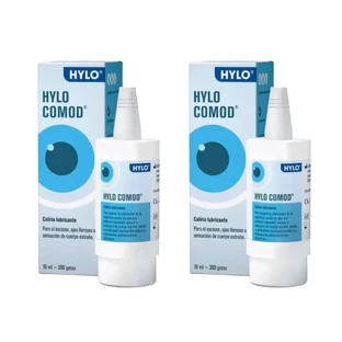 Hylo Comod oogdruppels 10 ml, verpakking van 2