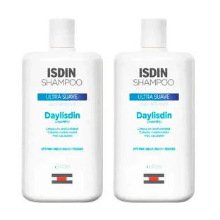 Isdin Daylisdin Shampooing Ultrasoft, paquet de 2 x 400 ml