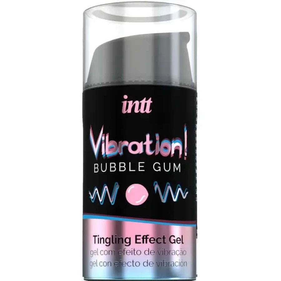 Intt Liquid Vibrator Strawberry Bubble Gum Strawberry Bubble Gum Flavor 15 Ml