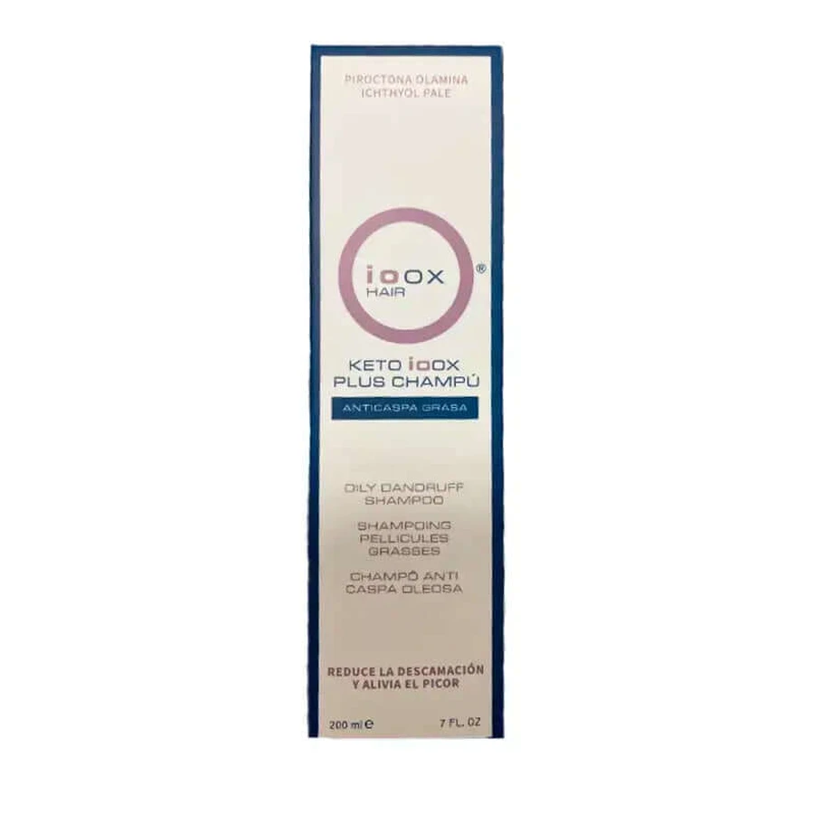 Ioox Keto Plus Shampooing pour pellicules grasses 200 ml