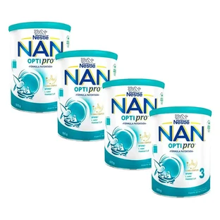 Nestlé Nan Optipro 3 Leche de crecimiento, 4X800g