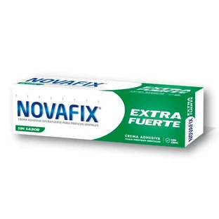 Novafix Extra Fuerte Crema adhesiva para prótesis sin sabor 45 g
