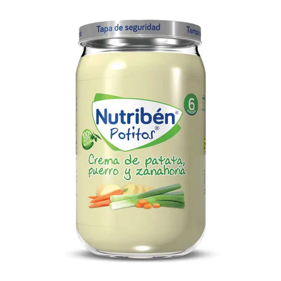 Nutriben Potito Aardappelcrème Aardappelcrème Prei Wortel 235 g