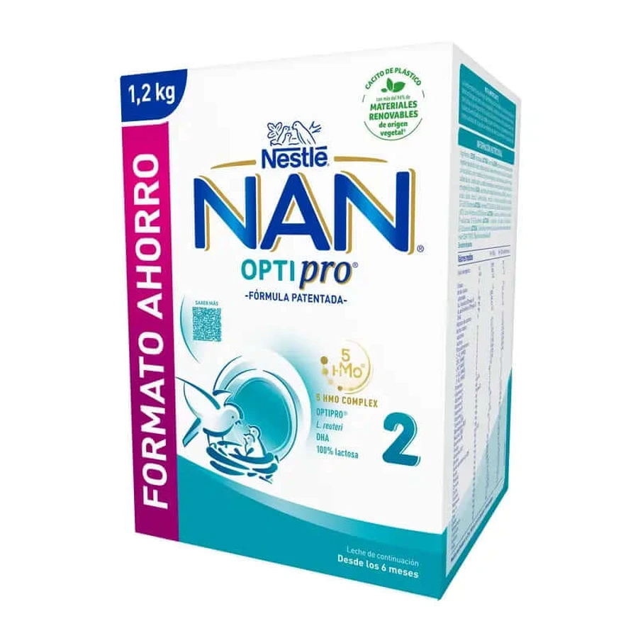 Nestlé Nan Optipro 2 melkpoeder, 1200g