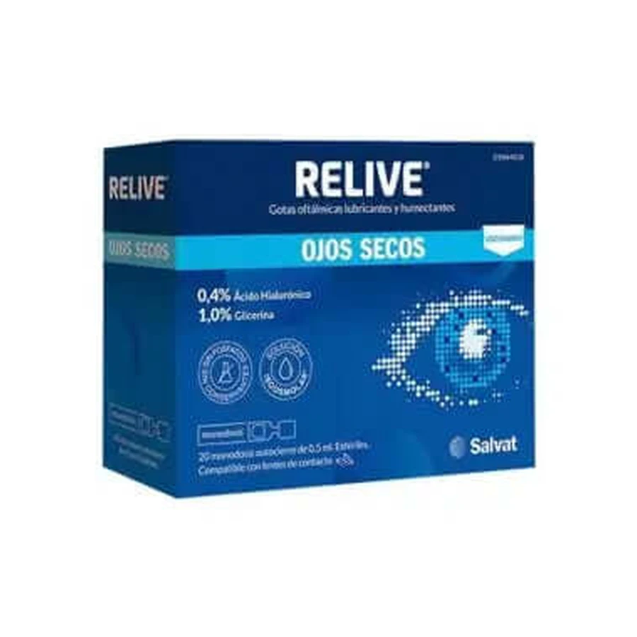 Relive Dry Eyes eye drops, 1 unit