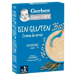 GERBER Crema de arroz cereales sin gluten 250g