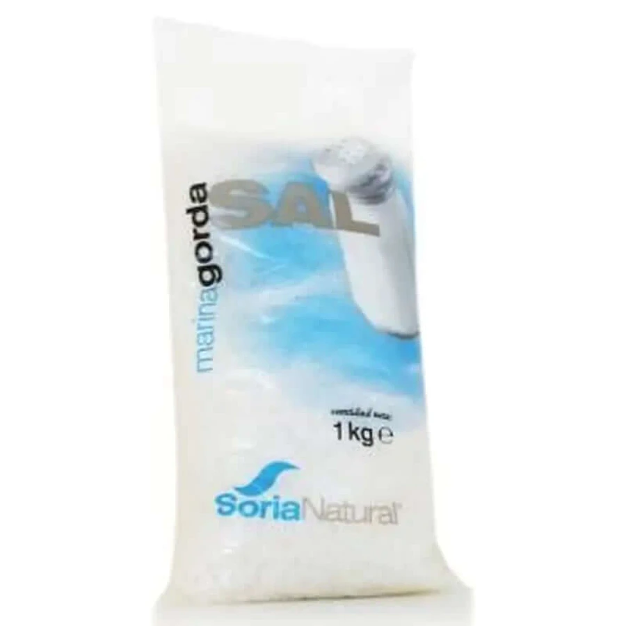 Soria Natuurlijk Grof zeezout 1kg.