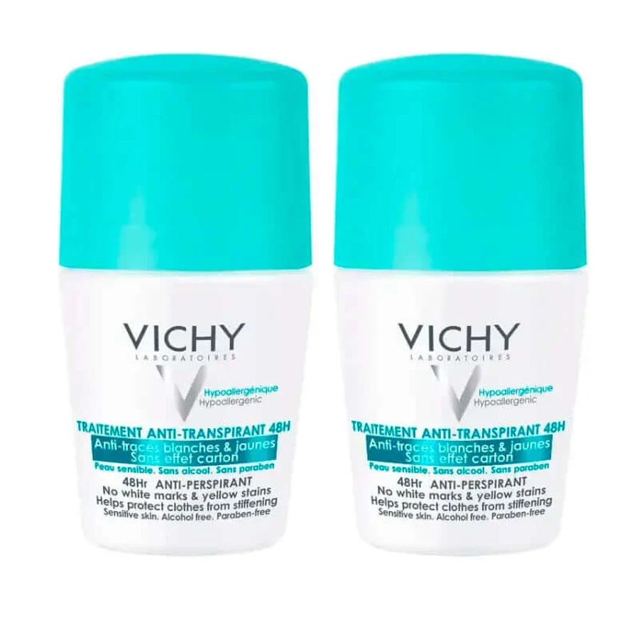 Vichy Antiperspirant Deodorant Pack 2 x 50 ml