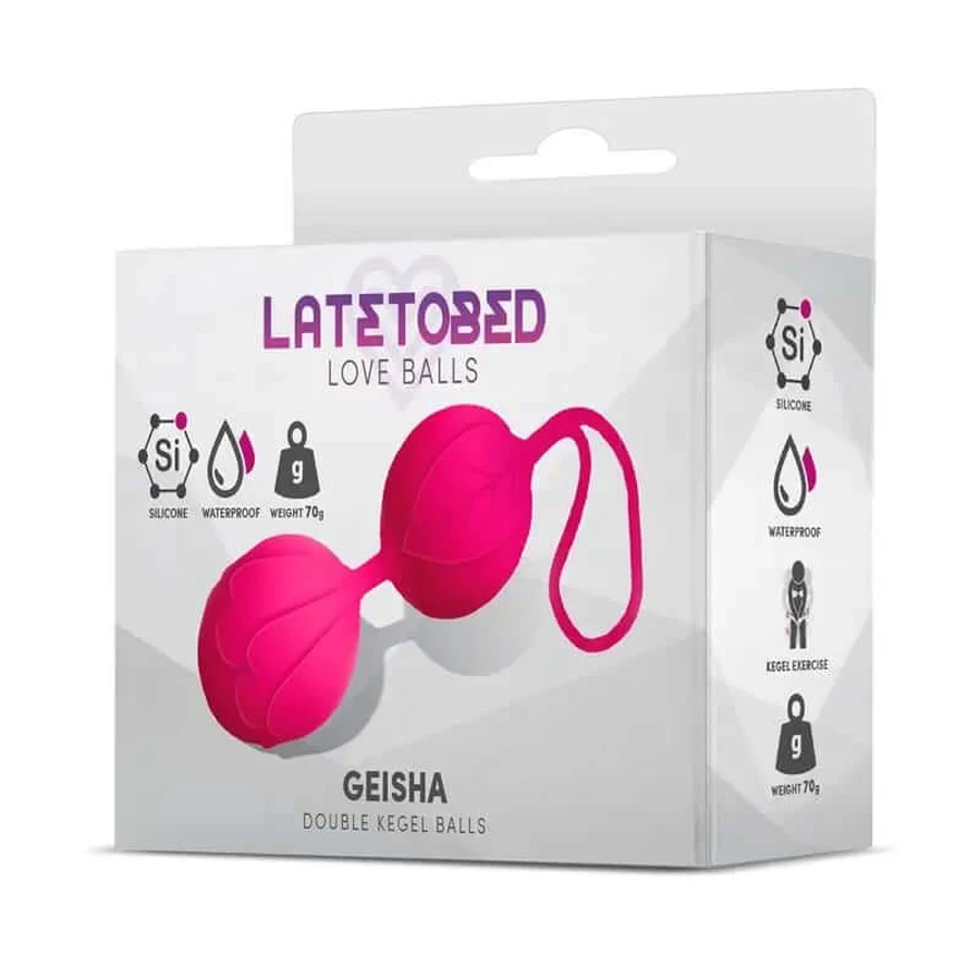Latetobed bilis Kegel doble Rosa Rojo 70 Gr