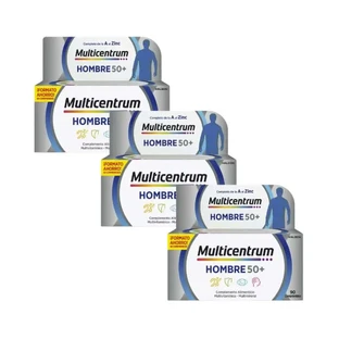 Multicentrum Men's 50+ Multivitamin Nahrungsergänzungsmittel, 3X90 Tabletten