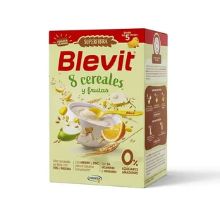 Blevit Babynahrung Superfiber 8 Getreide und Obst, 500g