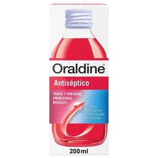 Oraldine Antiseptische antibakterielle Mundspülung für den täglichen Gebrauch, 200 ml