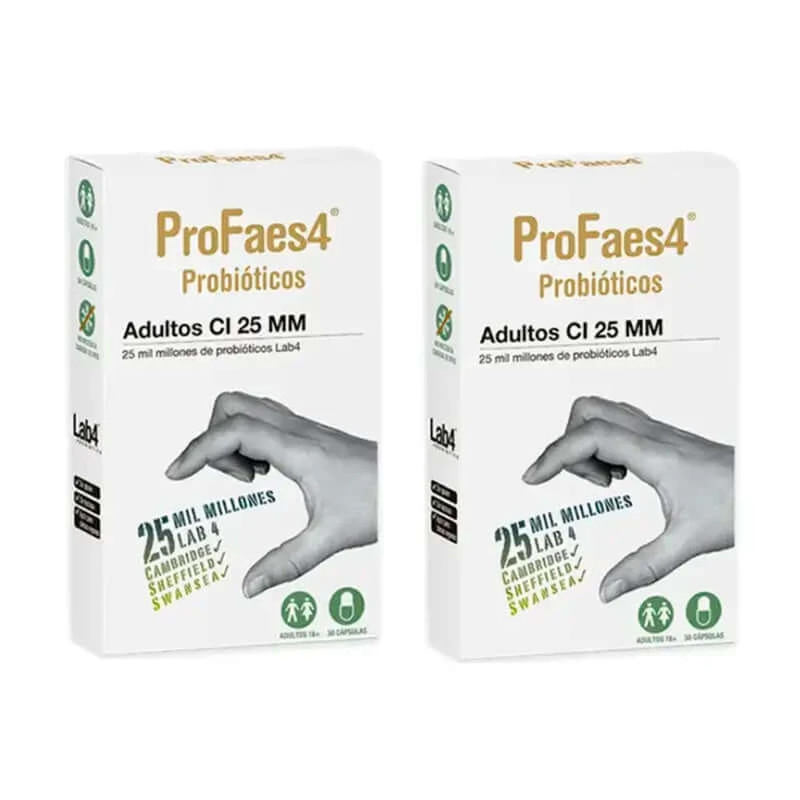 Profaes4 Probiotic Adult Ci 25Mm Package 2 x 30 Tablets