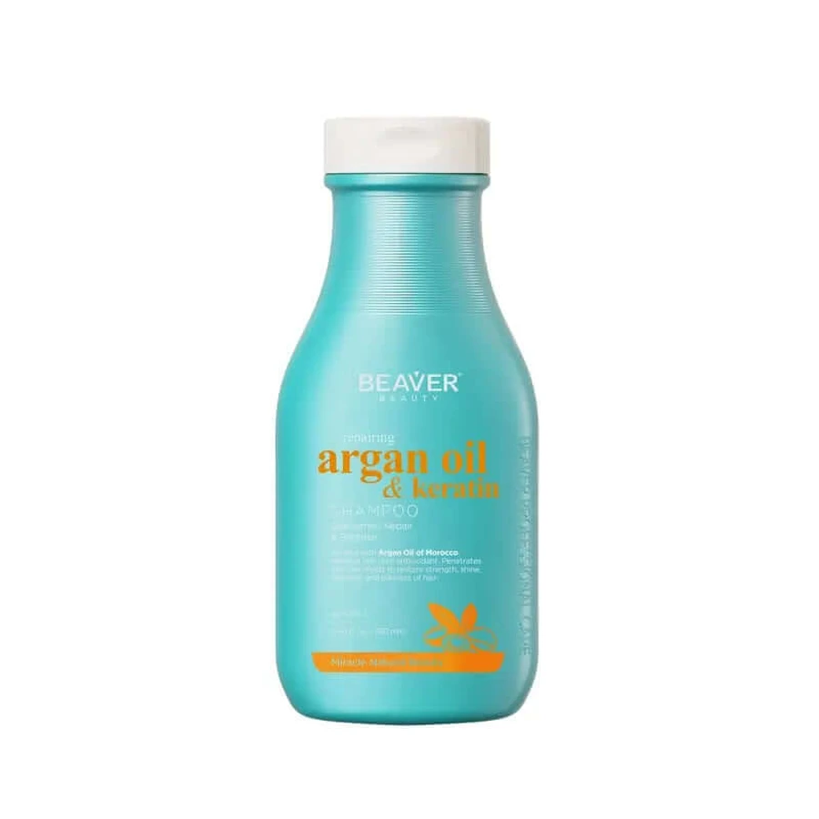 Beaver Argan Oil & Keratin Repair Shampoo, 350 ml