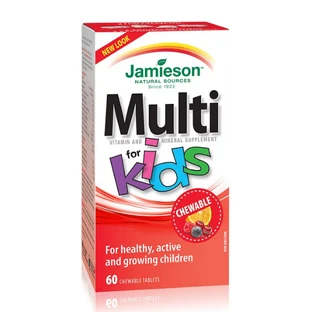 Vitaminen en mineralen voor kinderen Multi Kids, 60 kauwtabletten, Jamieson