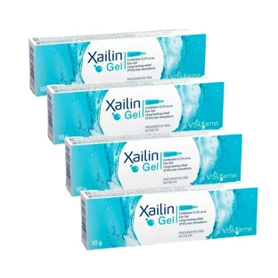 XAILIN Droge ogen gel, verpakking 4 x 10 g