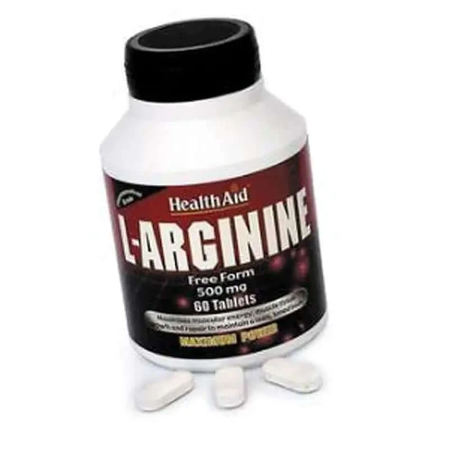 Health Aid L-Arginină 500Mg. 60Comp