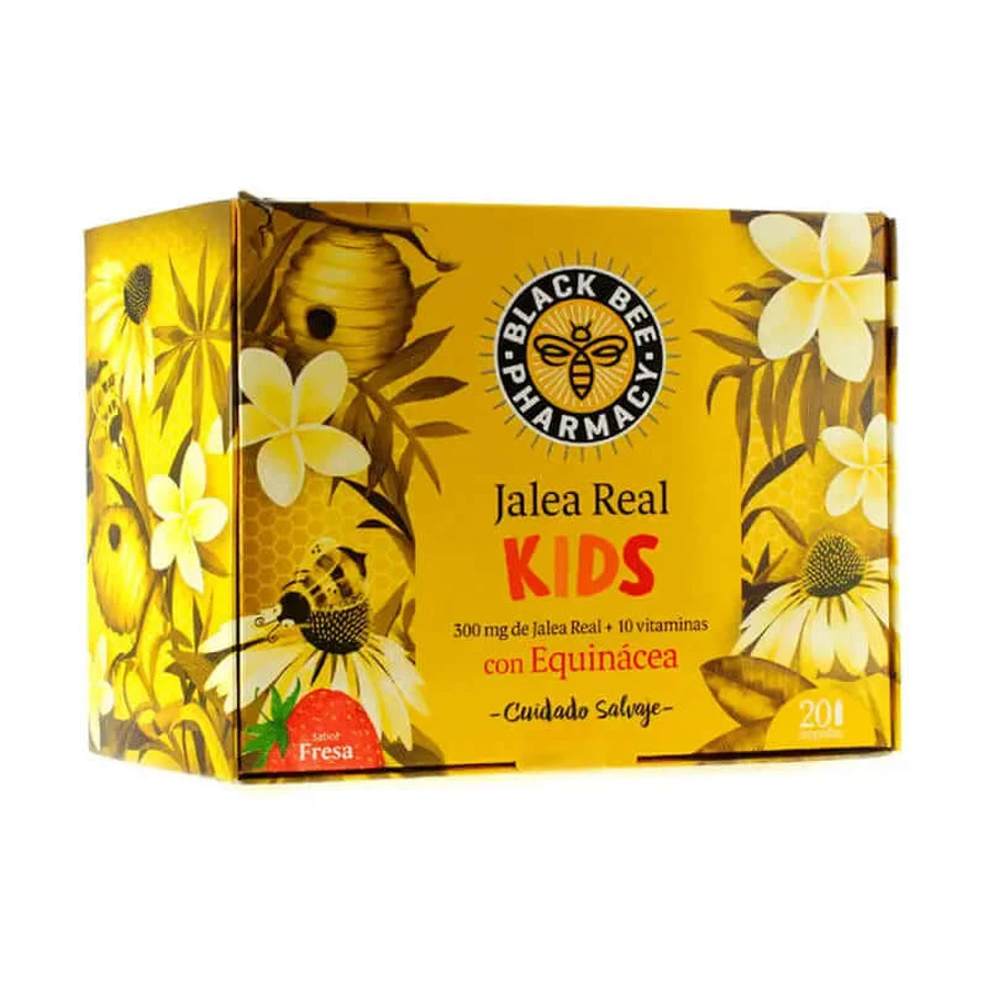 Jalea Real Abeja Negra Niños 20 Amp.