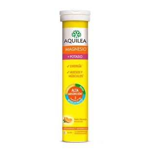 Aquilea Magnesium + Kalium bruistabletten, 14 tabletten