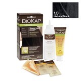 Permanent hair dye 1.0 black Nutricolor Delicato, 140 ml, Biokap