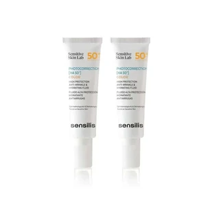 Sensilis Photocorrection [Ha 50+] Colorant hydratant et anti-rides, 2X50 Ml
