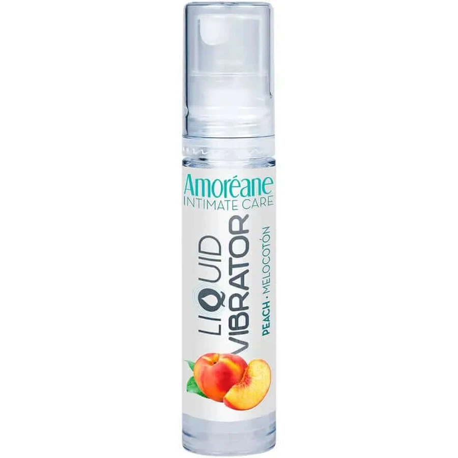 Amoreane Vibrerende Vloeibare Vibrator Op Waterbasis Perzik 10 Ml