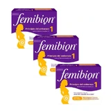 Femibion 1 First trimester of pregnancy, weeks 1-12, folic acid plus, 3X28 tablets