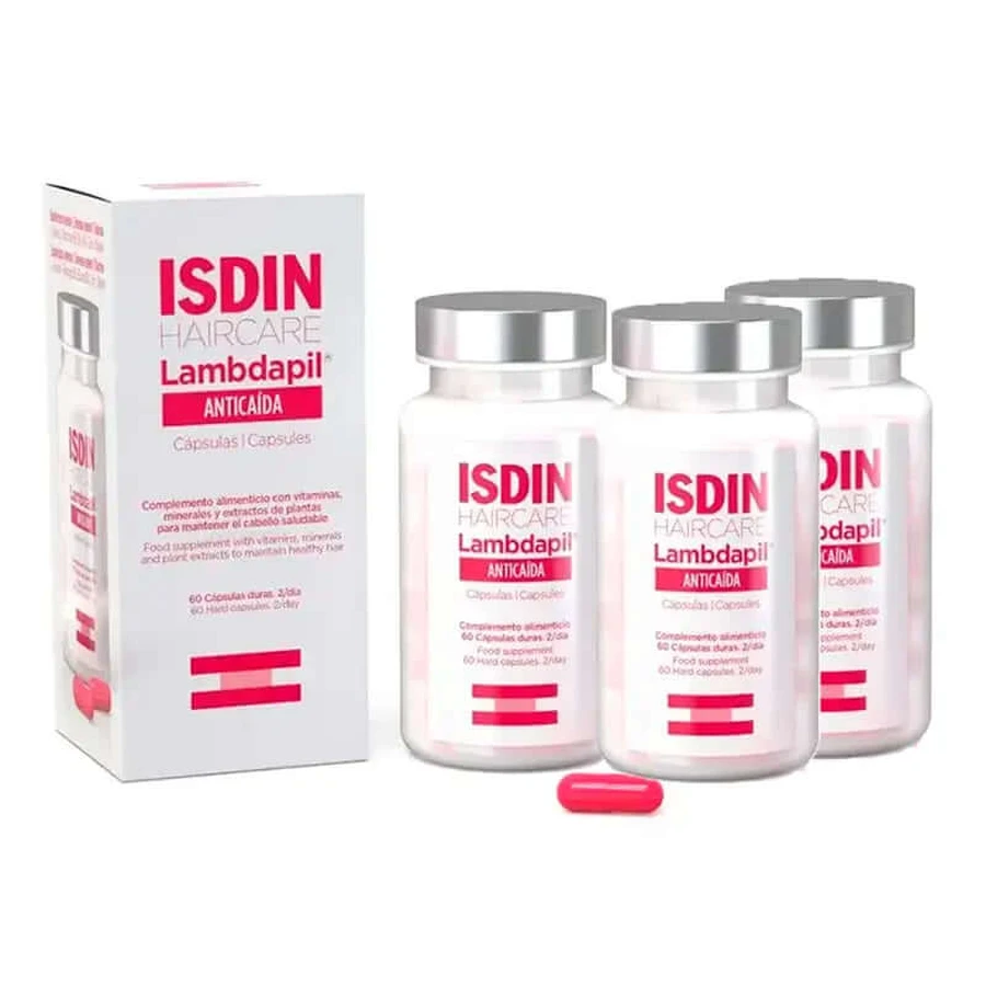 Isdin Lambdapil Triplo Anti-Chute 3 x 60 Capsules
