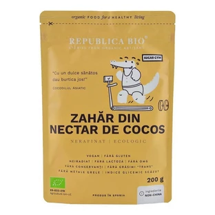 Néctar de coco azúcar Eco, 200 gr, Republica Bio