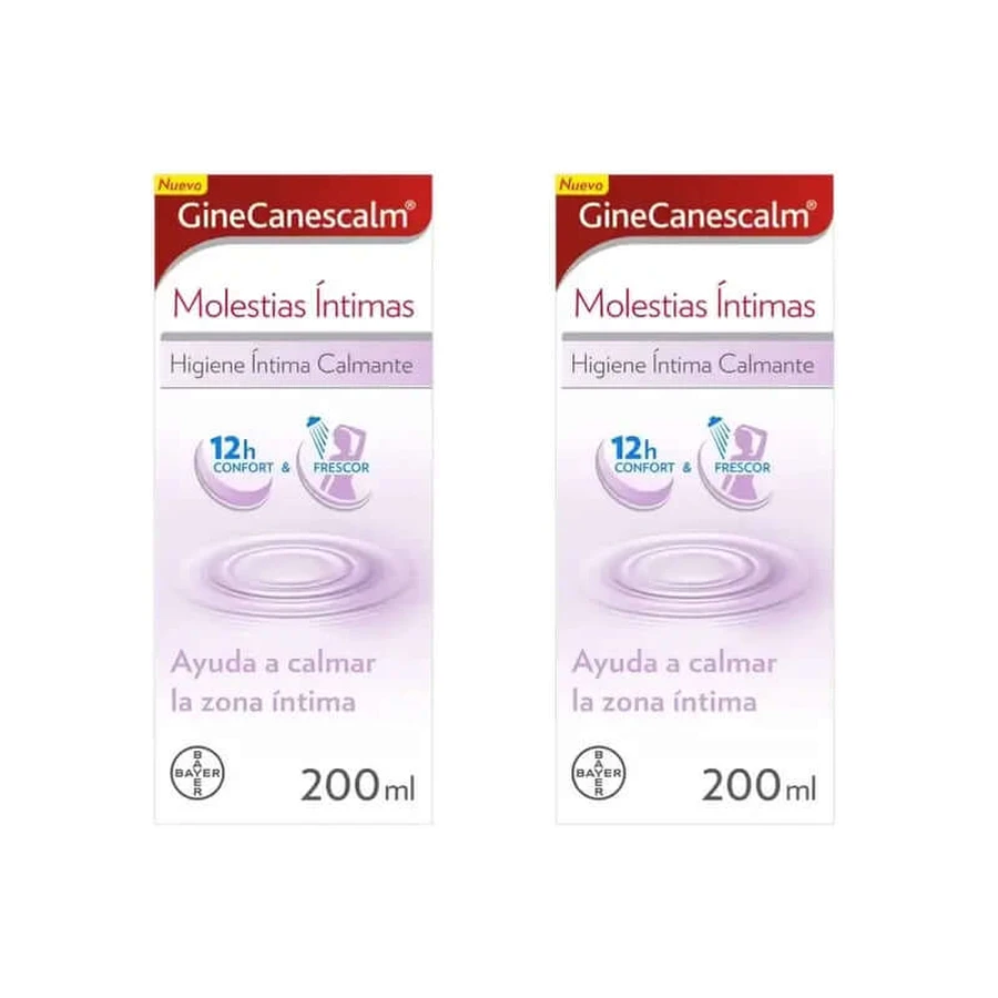 Ginescanes GineCanescalm Gel para molestias íntimas, 2X200 Ml