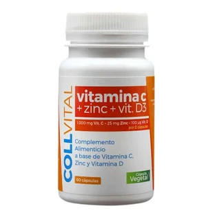 Triconatura Vit C + Zinc + Vit D3 60 Cápsulas Collvital