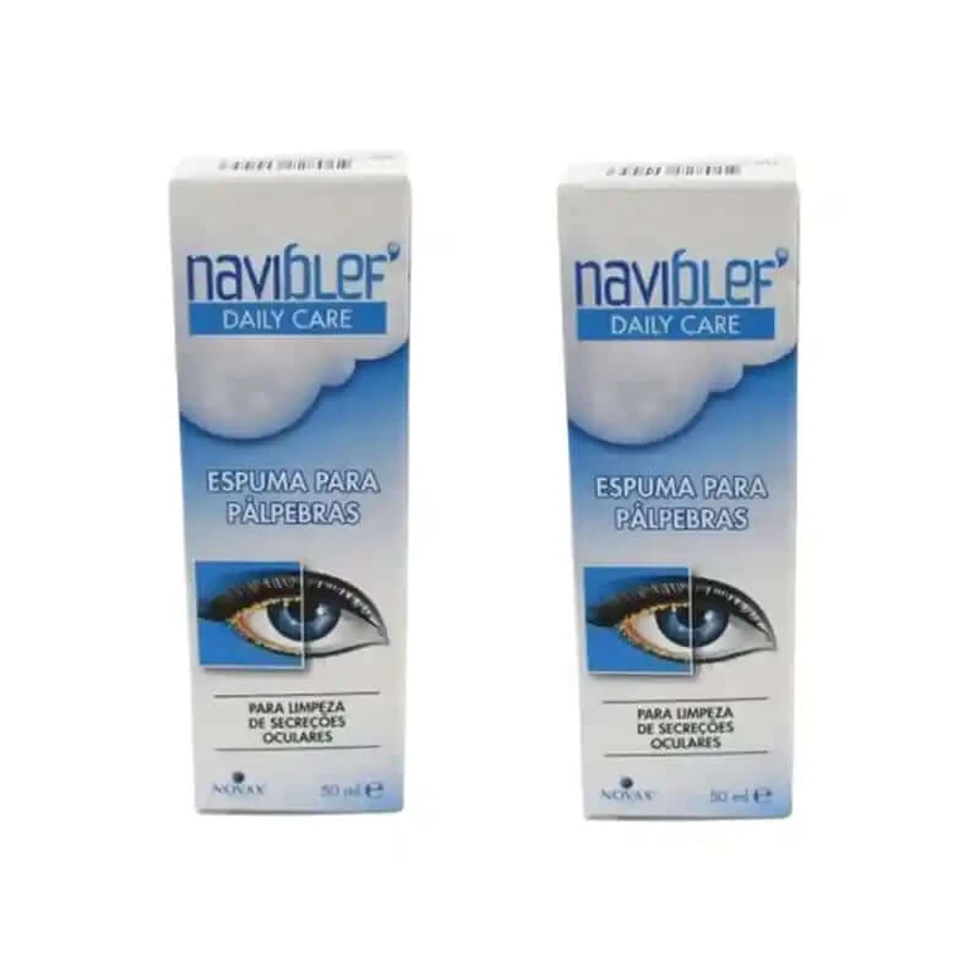 Novax Naviblef Täglicher Augenlid-Pflege-Schaum, 2X50 Ml