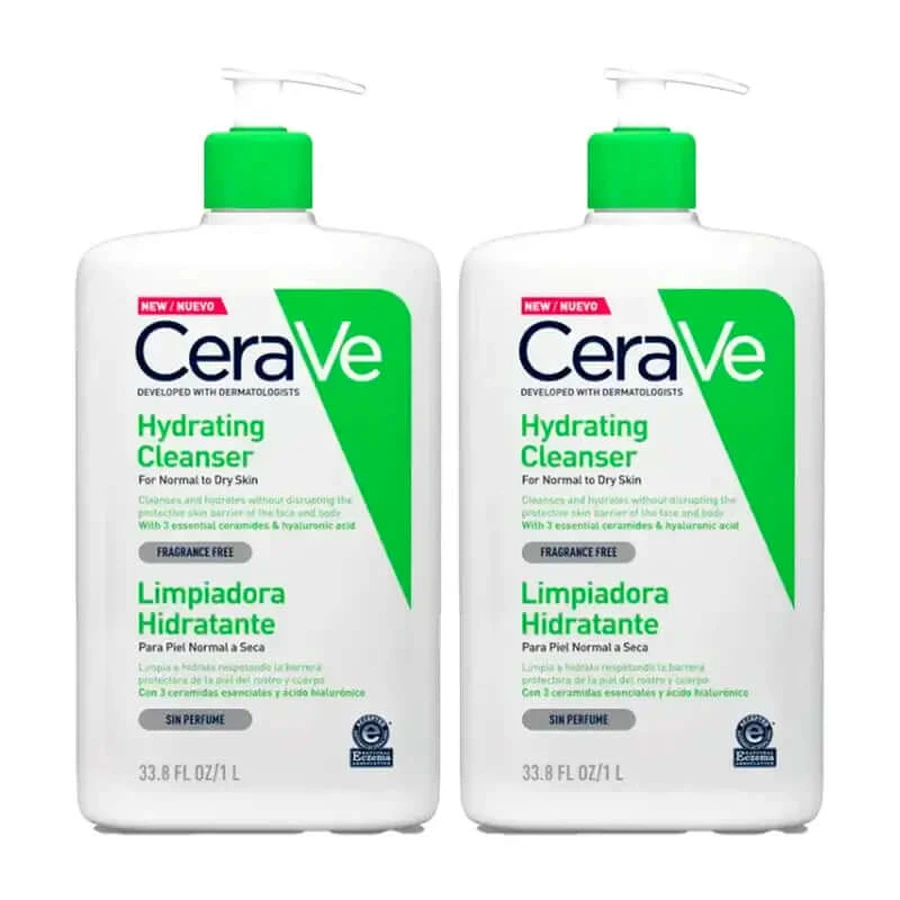 CeraVe Duplo Feuchtigkeits-Reinigungsgel, 2X1L