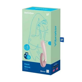 Satisfyer Connect Heat Wave Vibrator App - Roze
