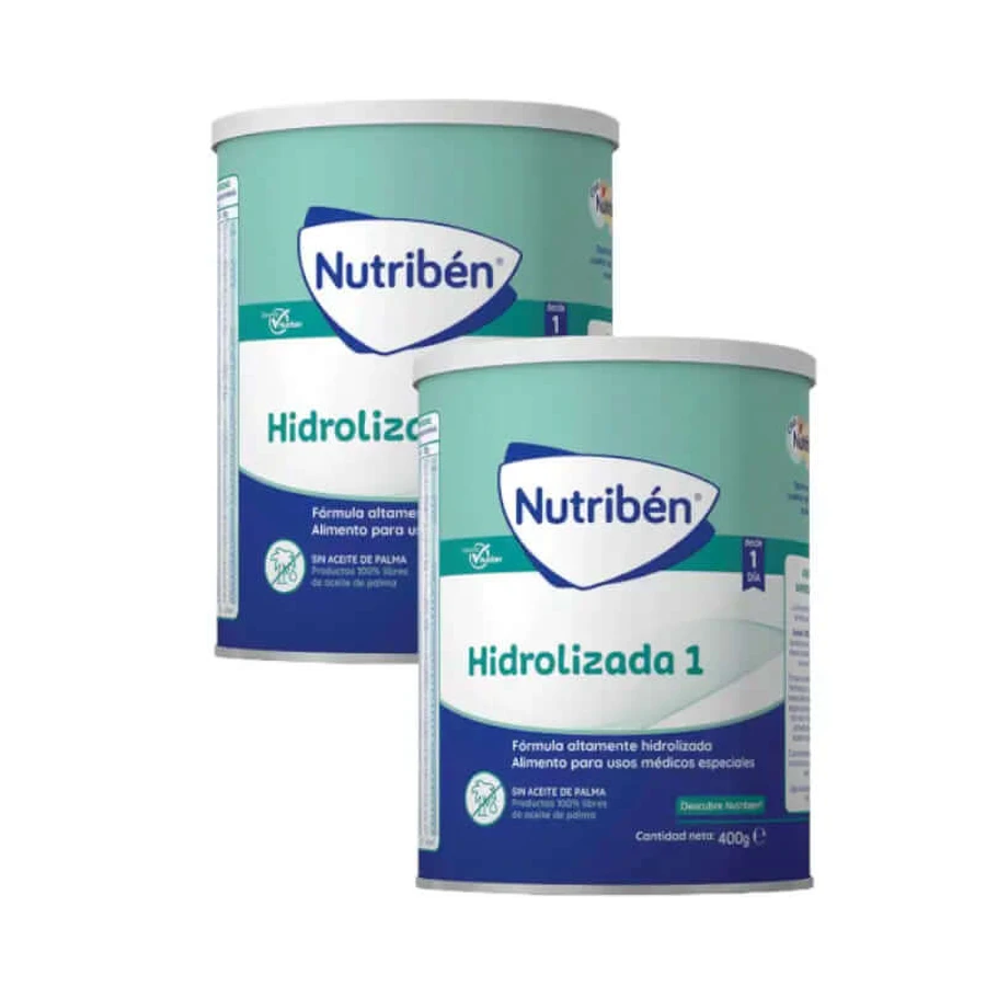 Nutribén Gehydrolyseerde 1 Starter Melk, 2 X 400 g