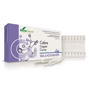 Soria Natural Glucosor Copper, 28 vials of 2 Ml