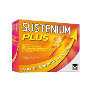 Sustenium Plus Complément alimentaire au jus d'orange 12 sachets x 8 grammes