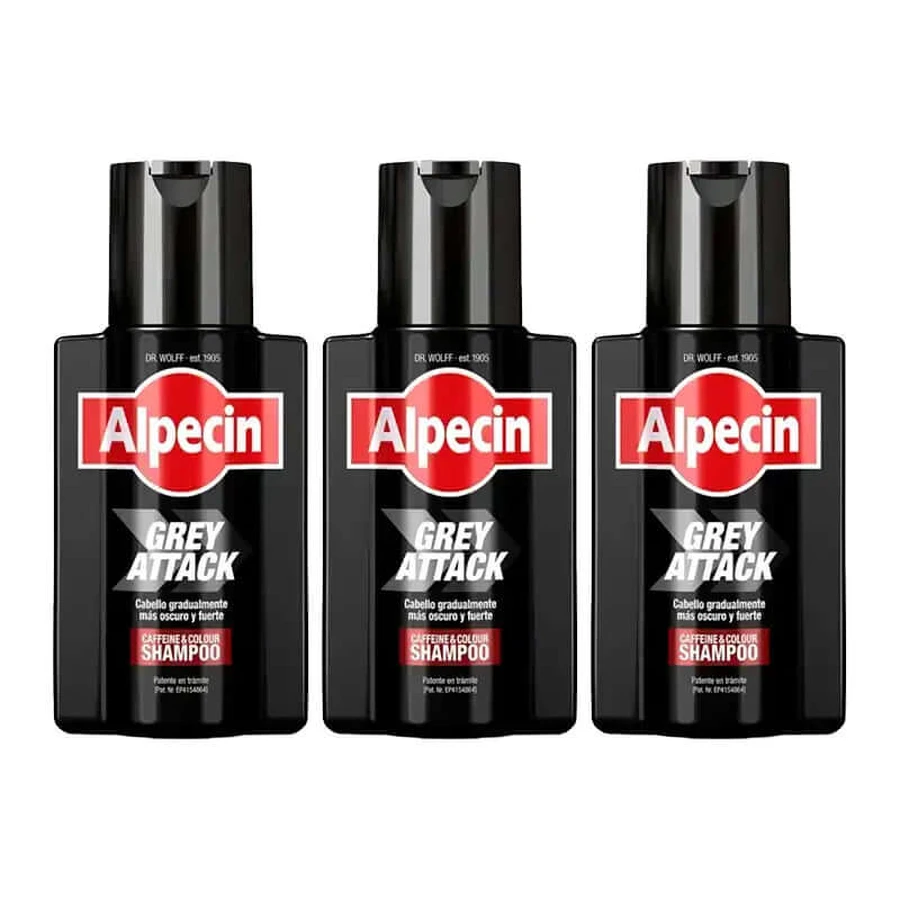 Alpecin Grey Attack, 3 X 200 Ml